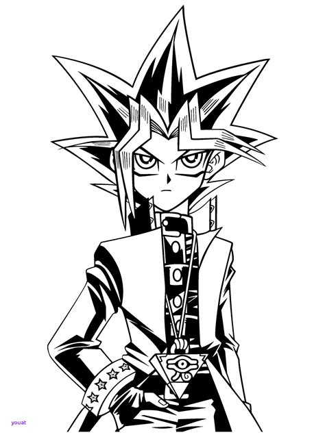 dibujos de yu gi oh